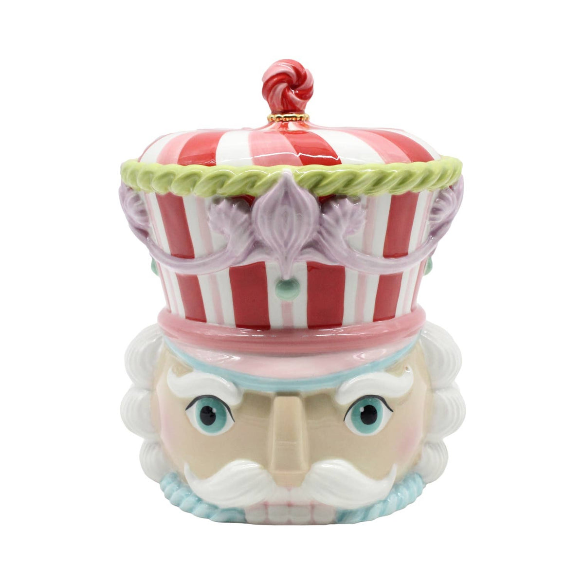 December Diamonds 10-Inch Nutcracker Head Cookie Jar