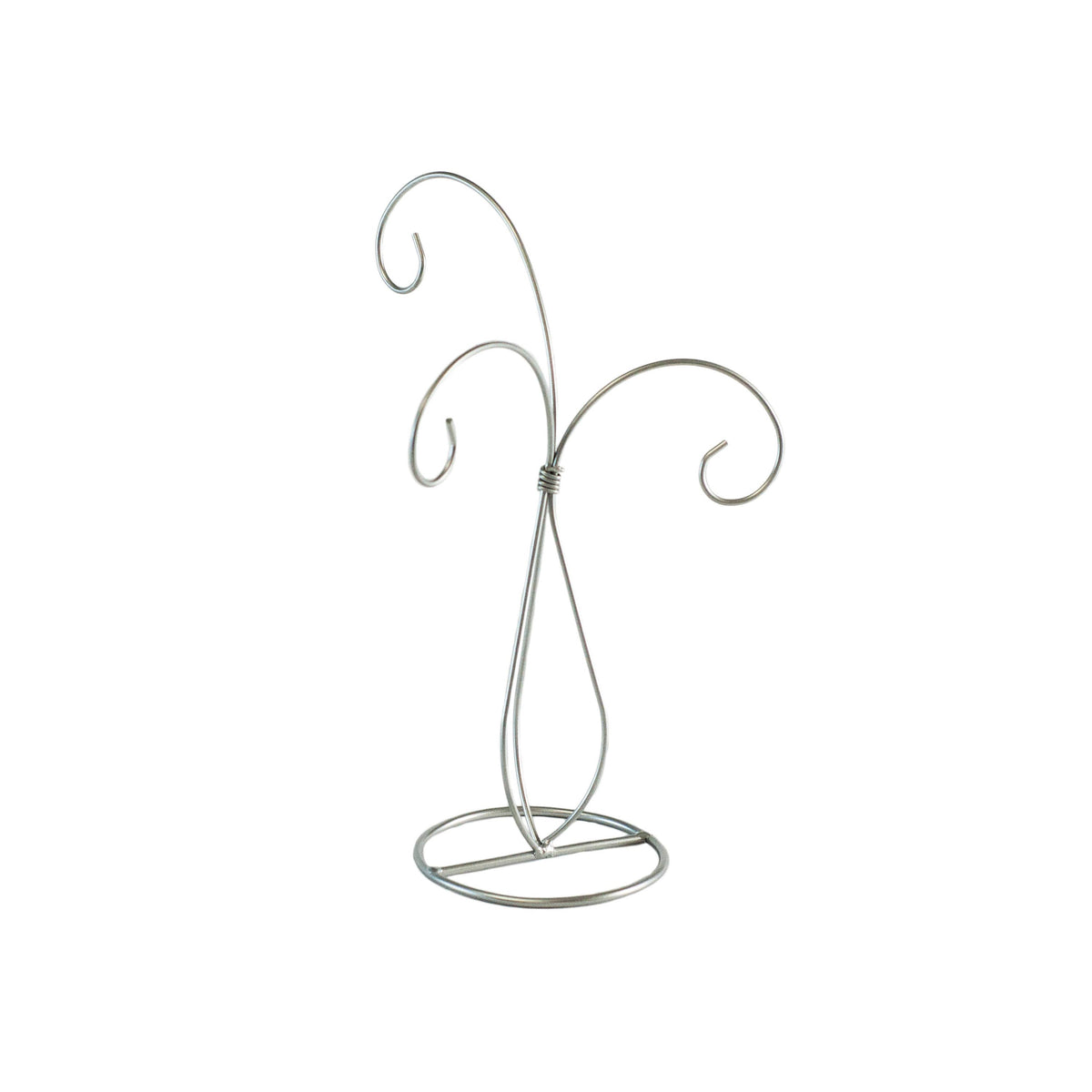 Gold & Silver 3 Arm Ornament Trees: Gold