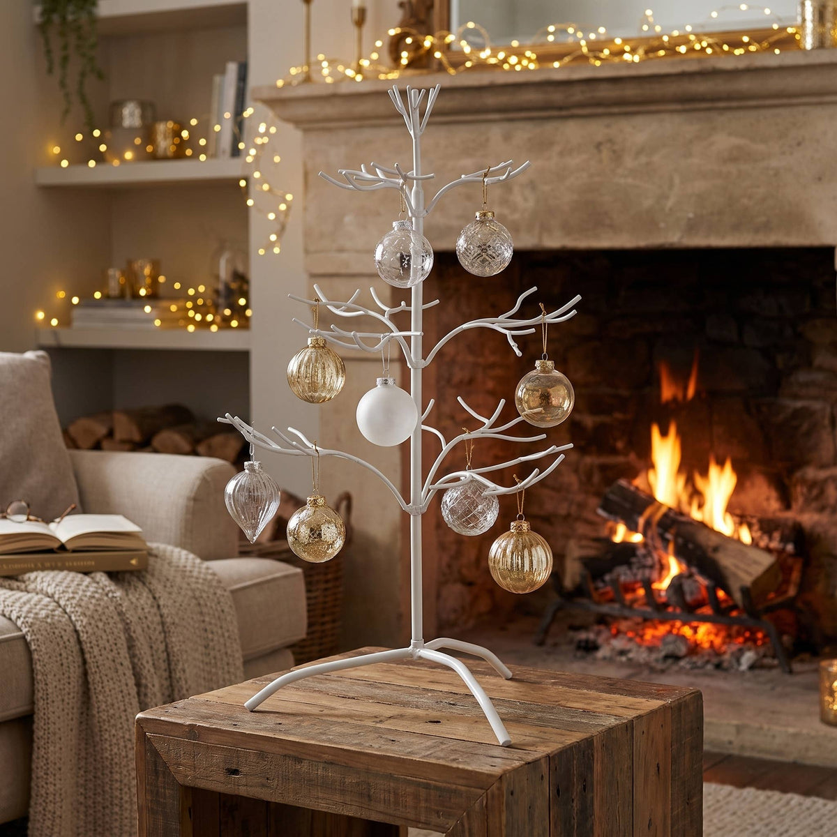Ornament Trees: Gold / 36"