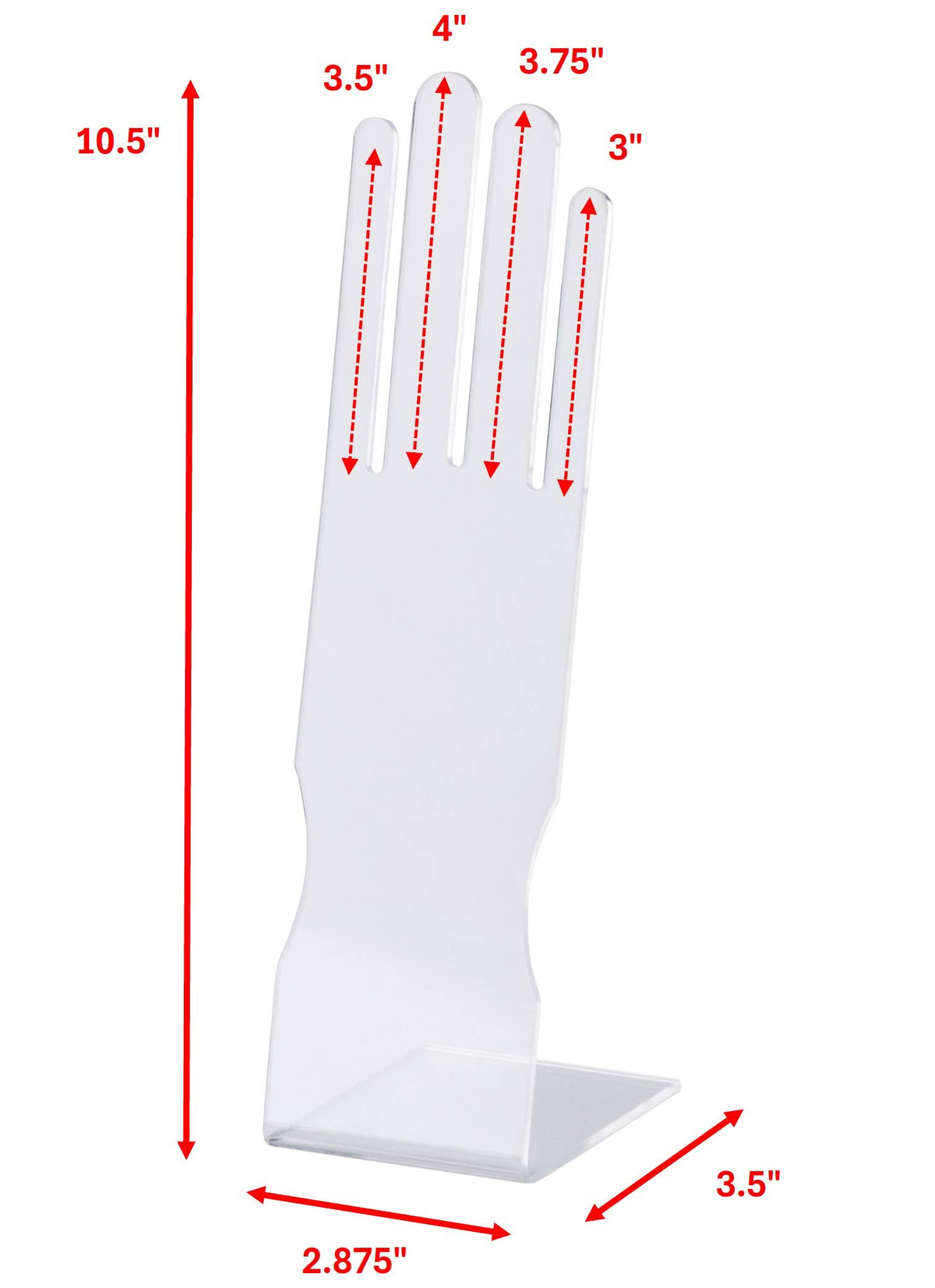 Acrylic Hand Glove/Jewelry Display