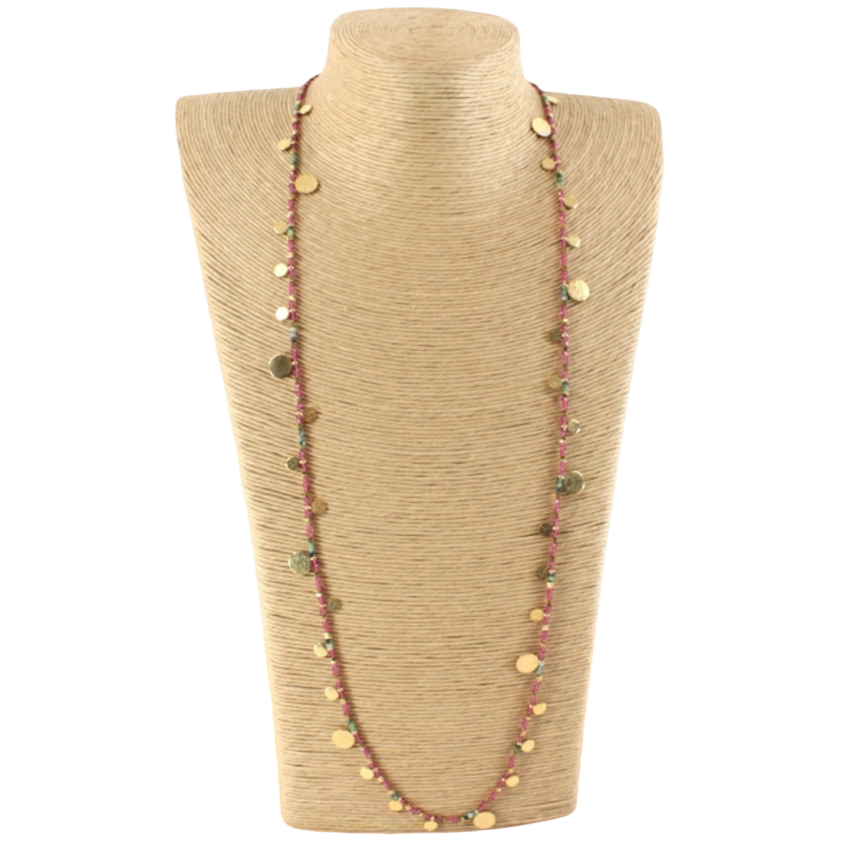 Fuchsia Élan Semi-Precious Stone Necklace | Oh, Meredith