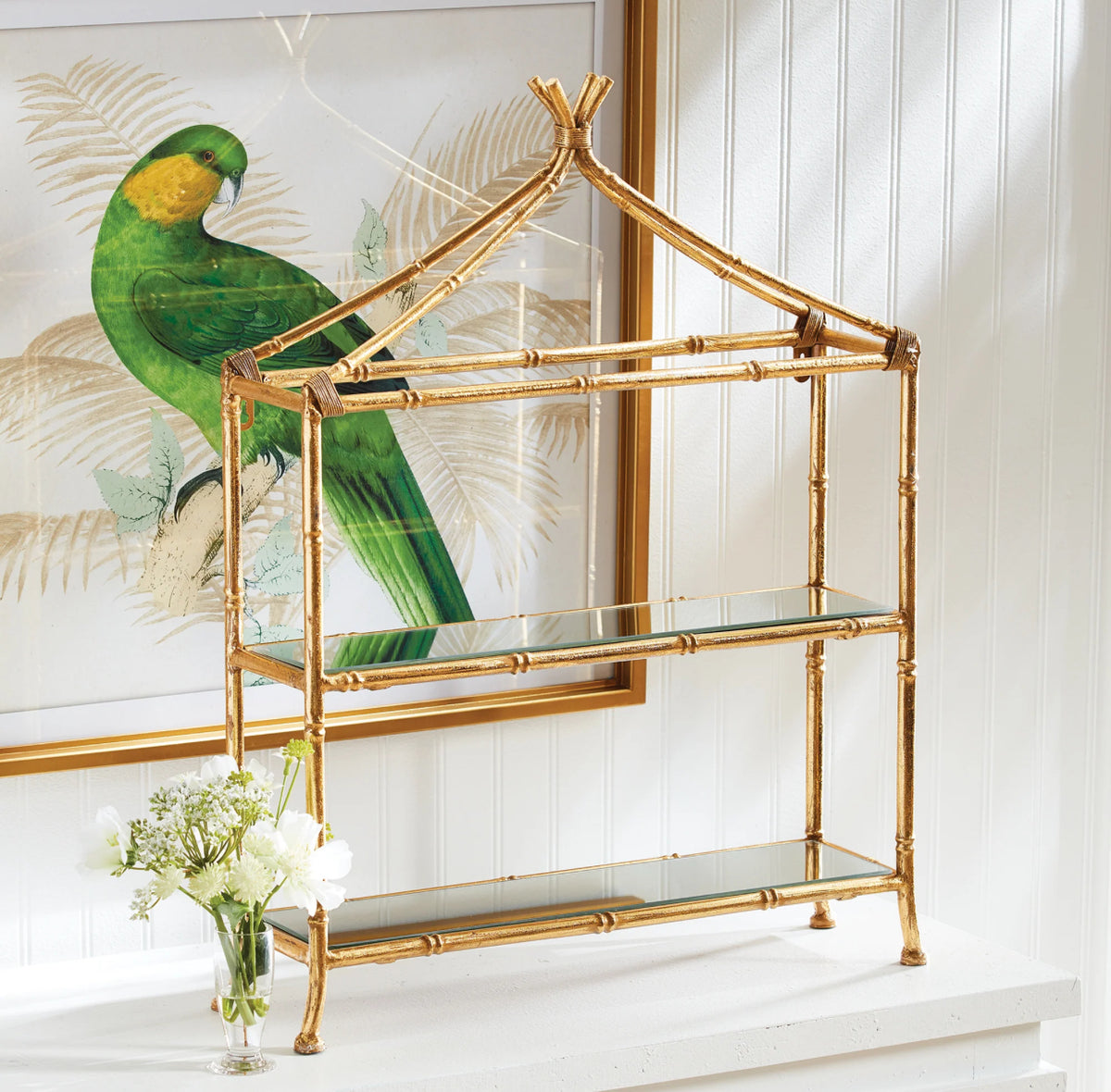 Napa Home & Garden Daphne Curio | Two Shelf