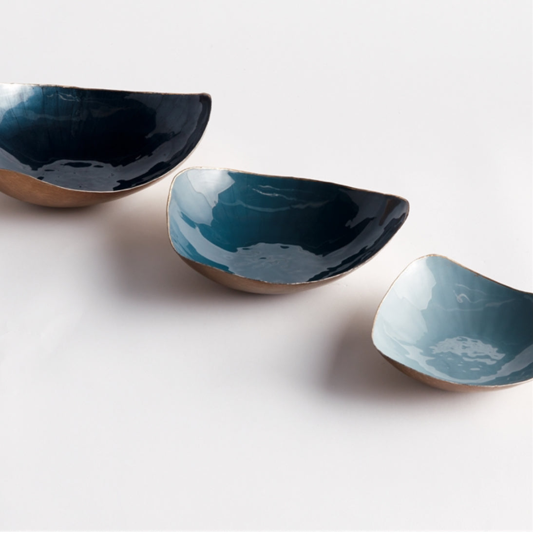 Camryn Decorative Bowls | Blue, Set of 3