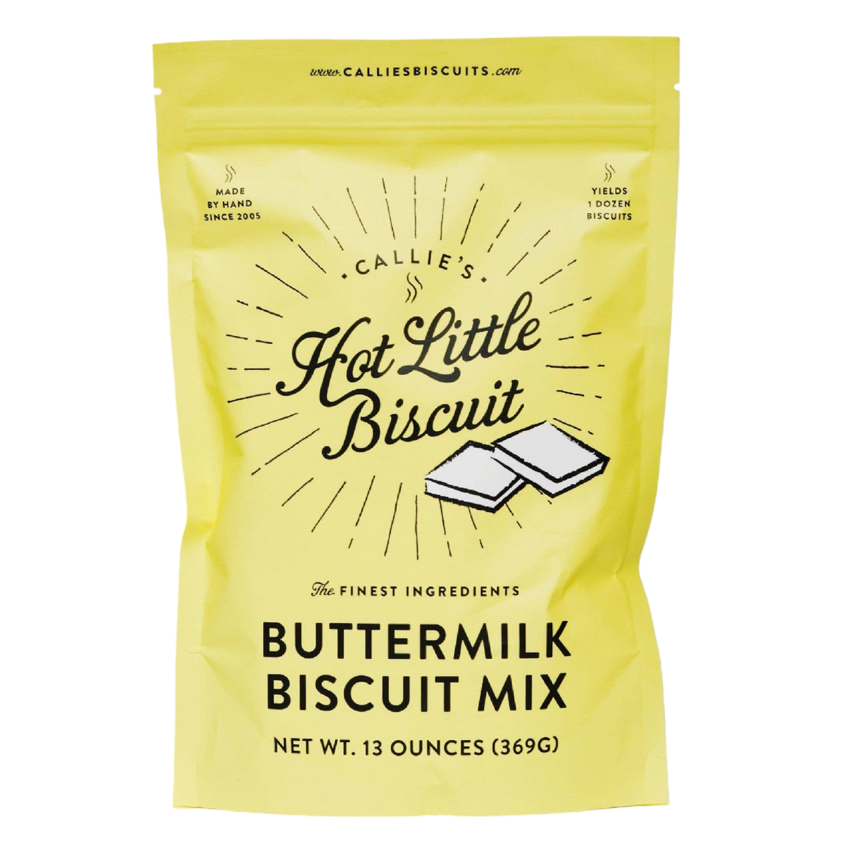 Homemade buttermilk biscuits made with Callie’s Hot Little Biscuit Mix
