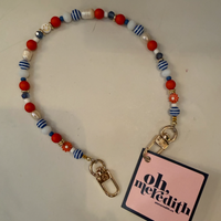 Ole Miss Game Day Cell Phone Wristlet | Red & Blue