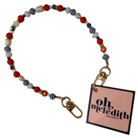 Ole Miss Game Day Cell Phone Wristlet | Red & Blue