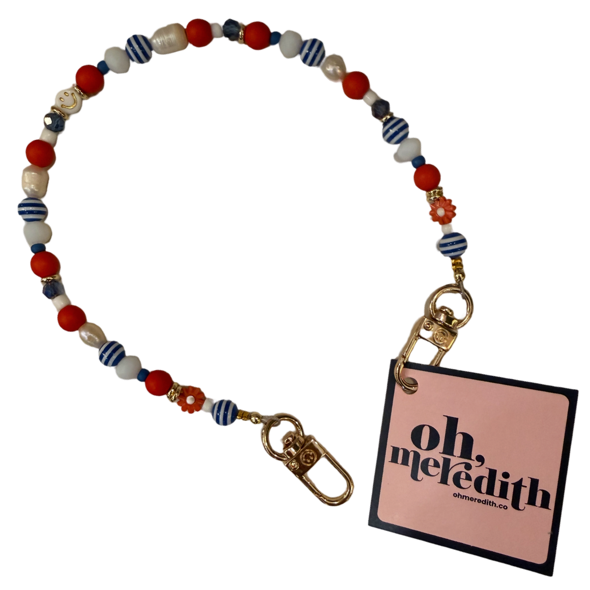 Ole Miss Game Day Cell Phone Wristlet | Red & Blue