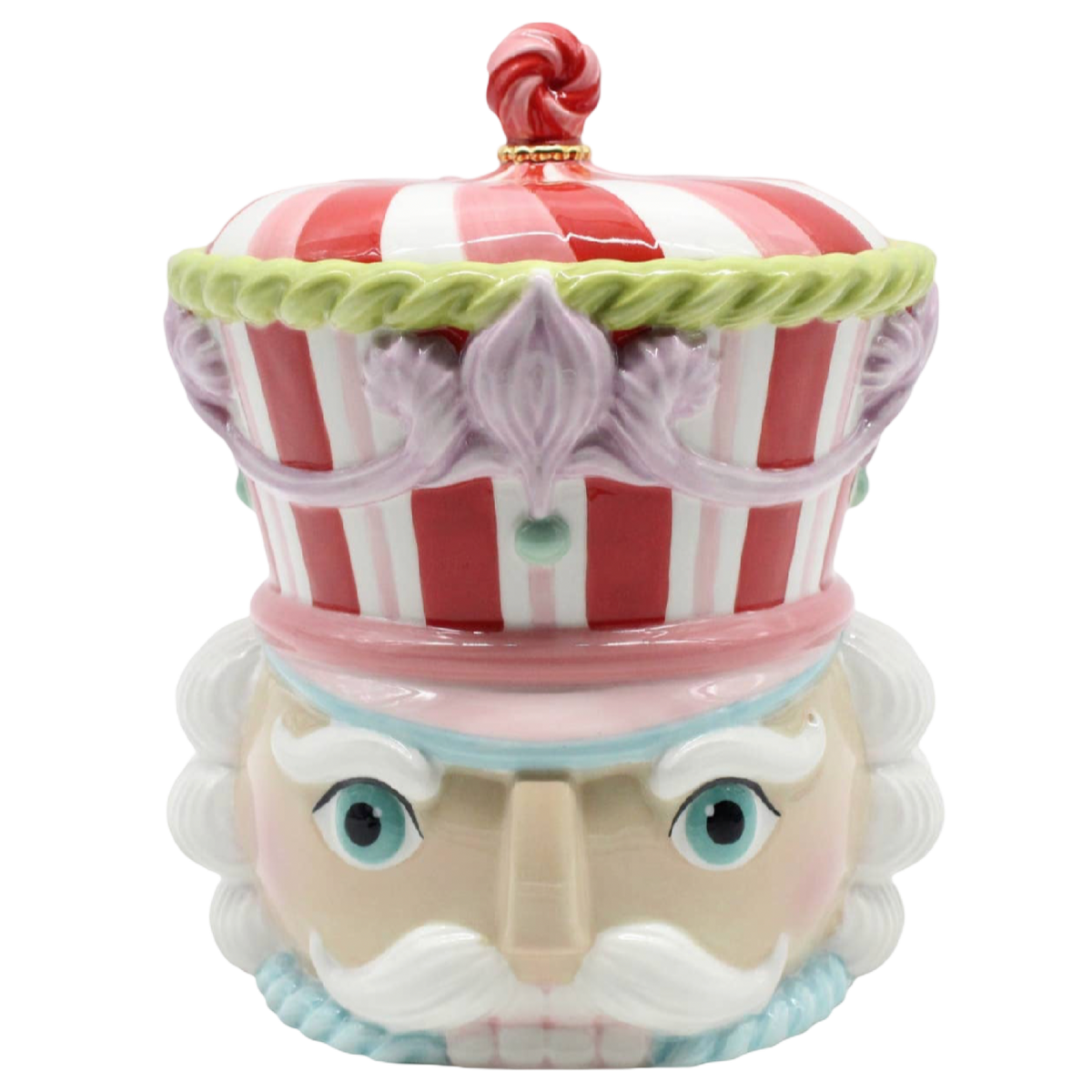 December Diamonds 10-Inch Nutcracker Head Cookie Jar