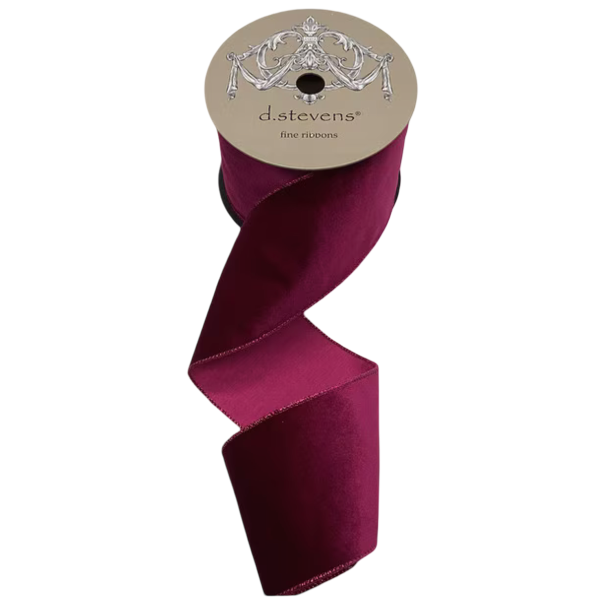 Ultra Violet Velvet Ribbon with Matching Satin Back – 4" x 10 Yards