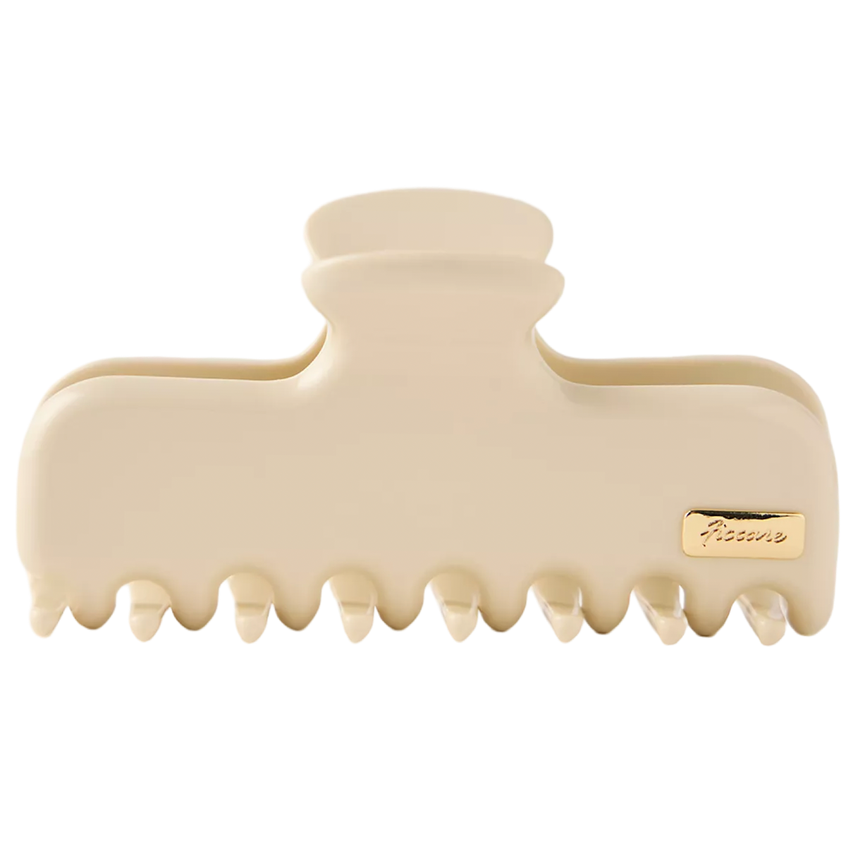 Ficcare Jelly Jaw Claw Clip | Ivory
