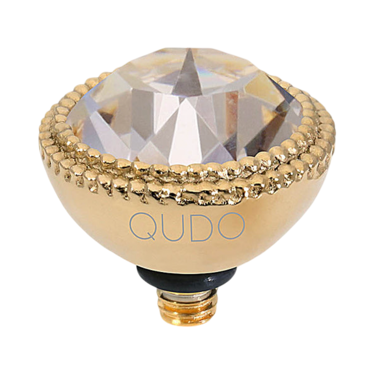QUDO Fabero Crystal Jewelry Topper – Gold