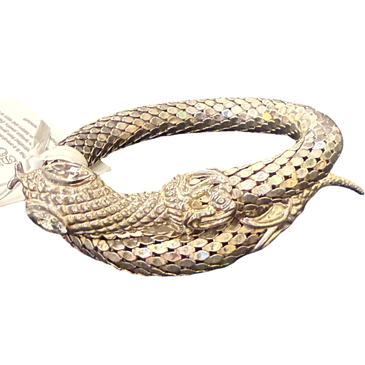 Made in the Deep South | Vintage Silver-Tone Snake Bracelet