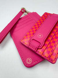 Snap Wrist Wallet - Hot Pink