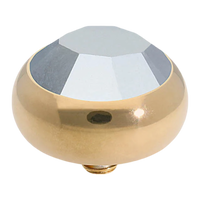 QUDO Sesto Crystal Jewelry Topper | Gold