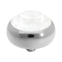 QUDO Sesto Crystal Jewelry Topper – Silver