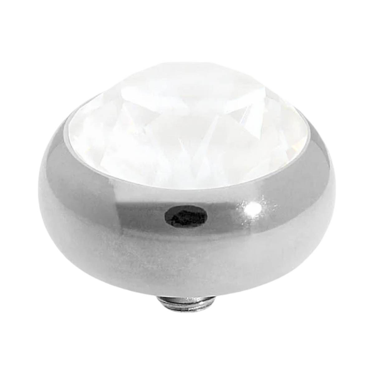 QUDO Sesto Crystal Jewelry Topper – Silver