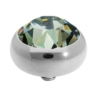 QUDO Sesto Crystal Jewelry Topper – Silver