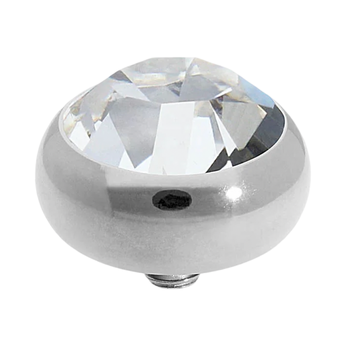 QUDO Sesto Crystal Jewelry Topper – Silver