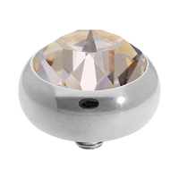 QUDO Sesto Crystal Jewelry Topper – Silver