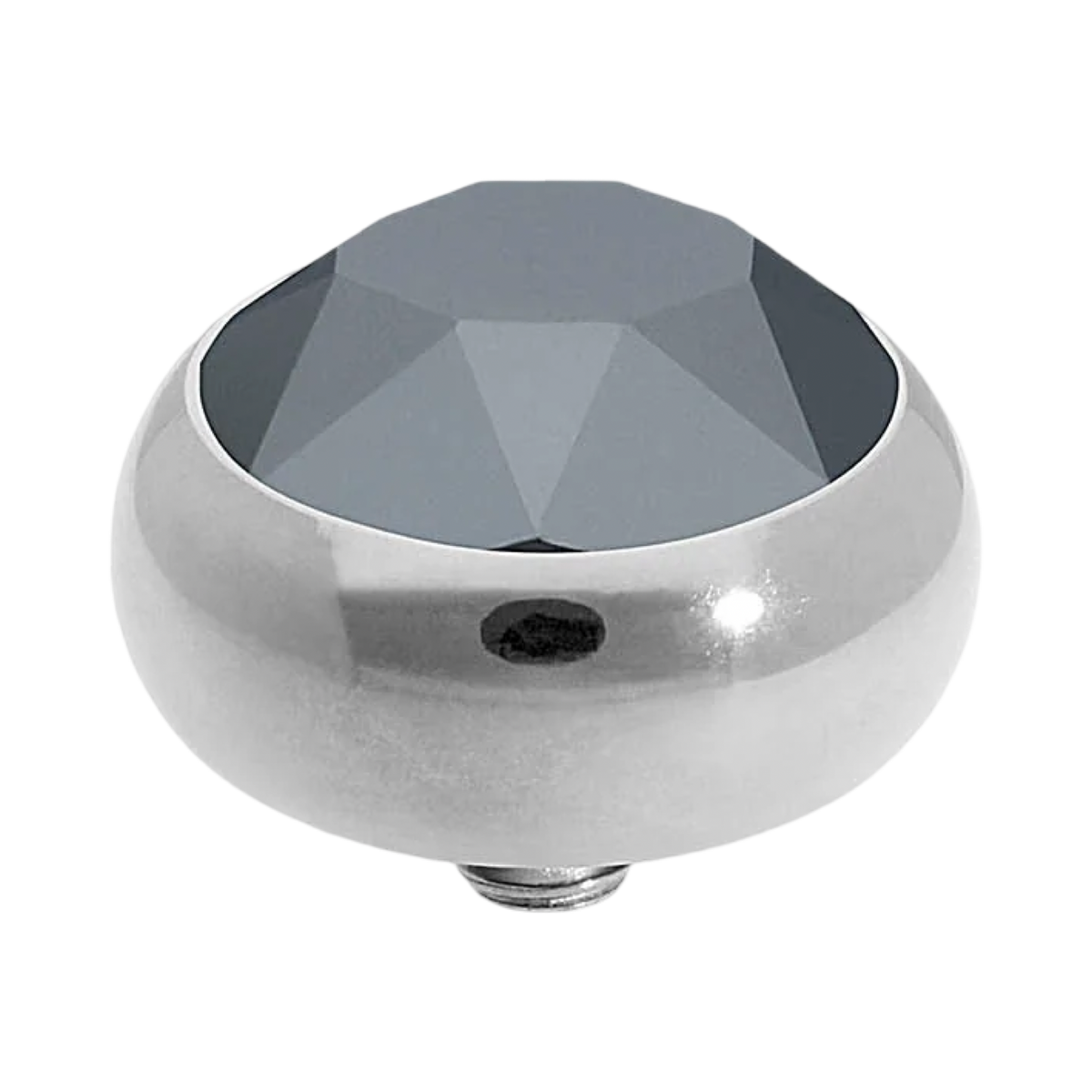 QUDO Sesto Crystal Jewelry Topper – Silver