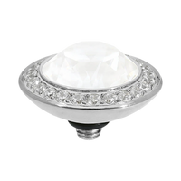 QUDO Tondo Deluxe Crystal Jewelry Topper – Silver