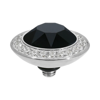 QUDO Tondo Deluxe Crystal Jewelry Topper – Silver