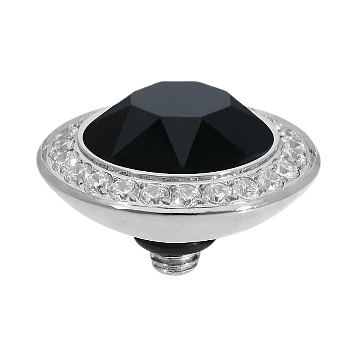 QUDO Tondo Deluxe Crystal Jewelry Topper – Silver