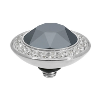 QUDO Tondo Deluxe Crystal Jewelry Topper – Silver