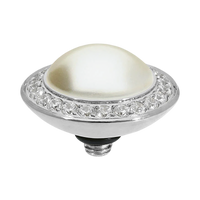 QUDO Tondo Deluxe Crystal Jewelry Topper – Silver