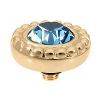 QUDO Ghiare Crystal Jewelry Topper – Gold