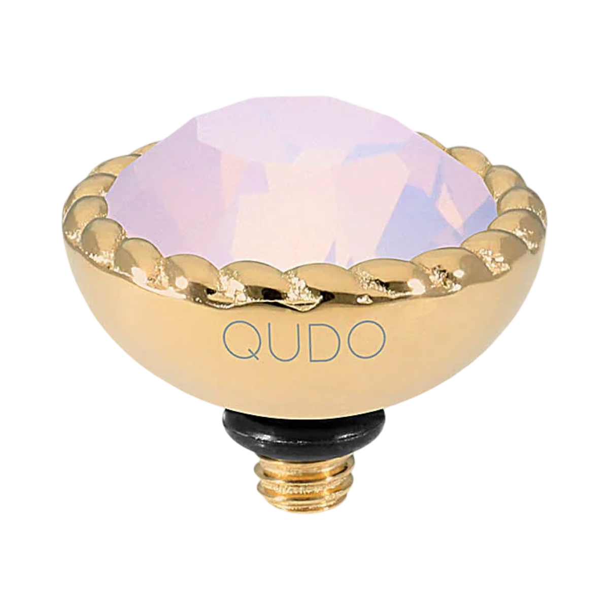 QUDO Bocconi Crystal Jewelry Topper – Gold