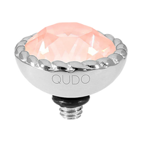 QUDO Bocconi Crystal Jewelry Topper – Silver