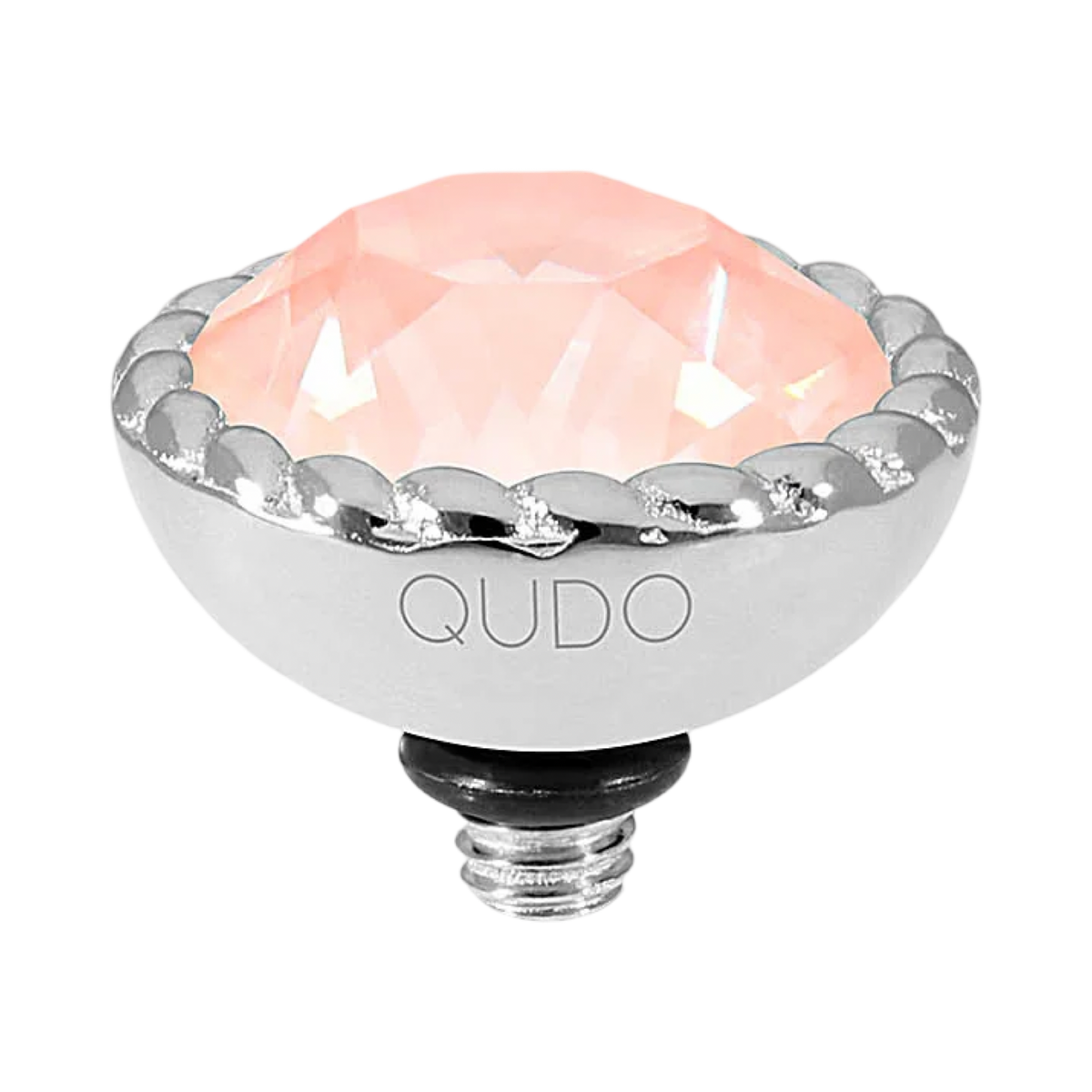 QUDO Bocconi Crystal Jewelry Topper – Silver