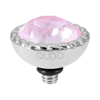 QUDO Bocconi Crystal Jewelry Topper – Silver