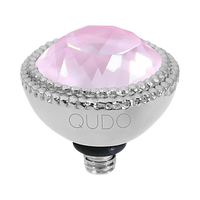 QUDO Fabero Crystal Jewelry Topper – Silver