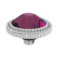 QUDO Fabero Crystal Jewelry Topper – Silver