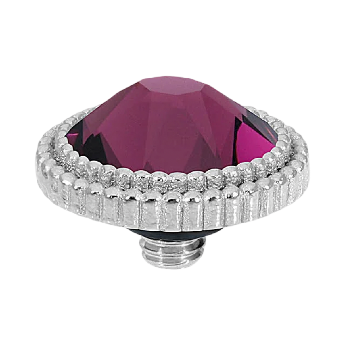 QUDO Fabero Crystal Jewelry Topper – Silver