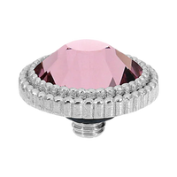 QUDO Fabero Crystal Jewelry Topper – Silver