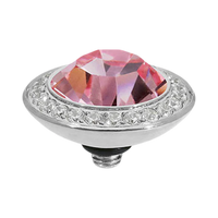QUDO Tondo Deluxe Crystal Jewelry Topper – Silver