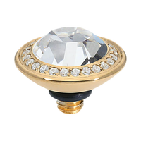 QUDO Tondo Deluxe Interchangeable Jewelry Topper | Gold