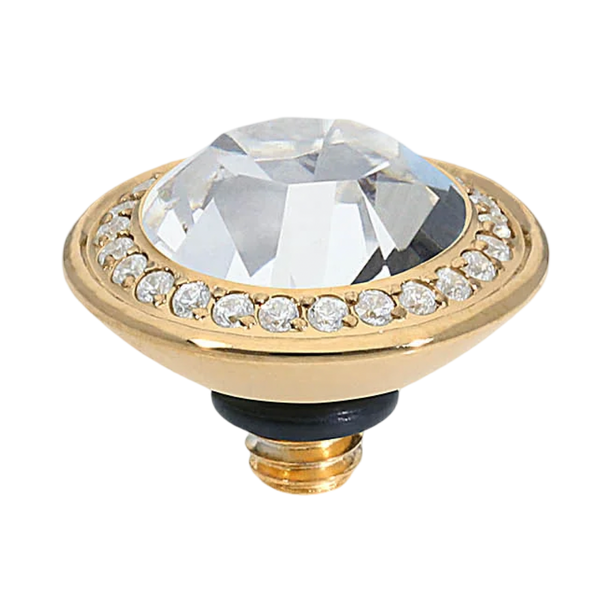 QUDO Tondo Deluxe Interchangeable Jewelry Topper | Gold