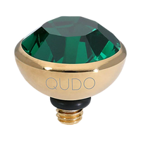 QUDO Bottone Crystal Jewelry Topper – Gold