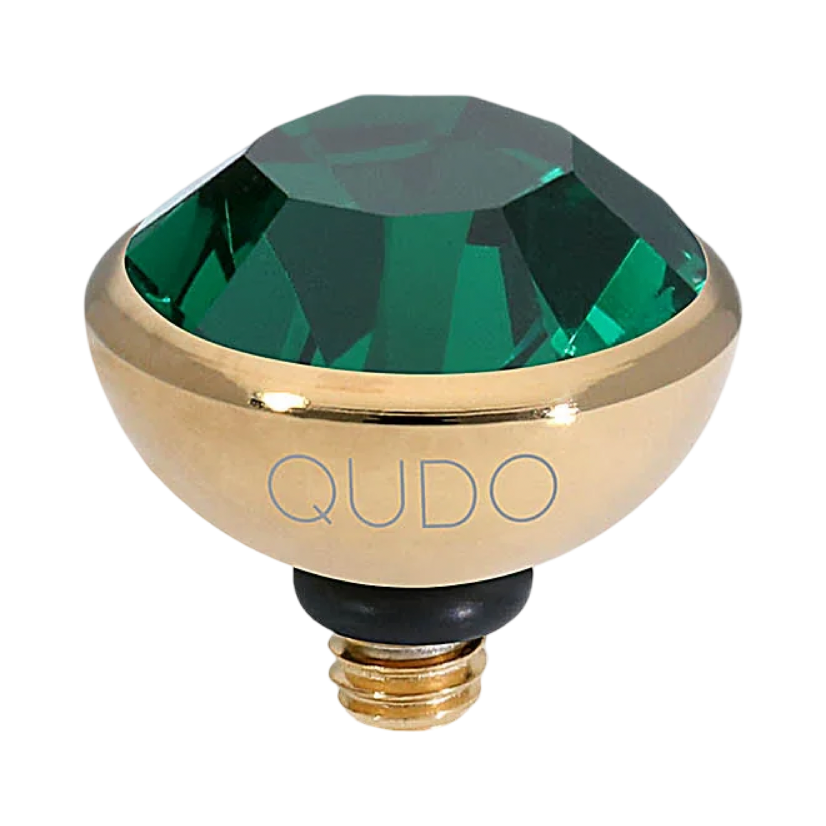 QUDO Bottone Crystal Jewelry Topper – Gold