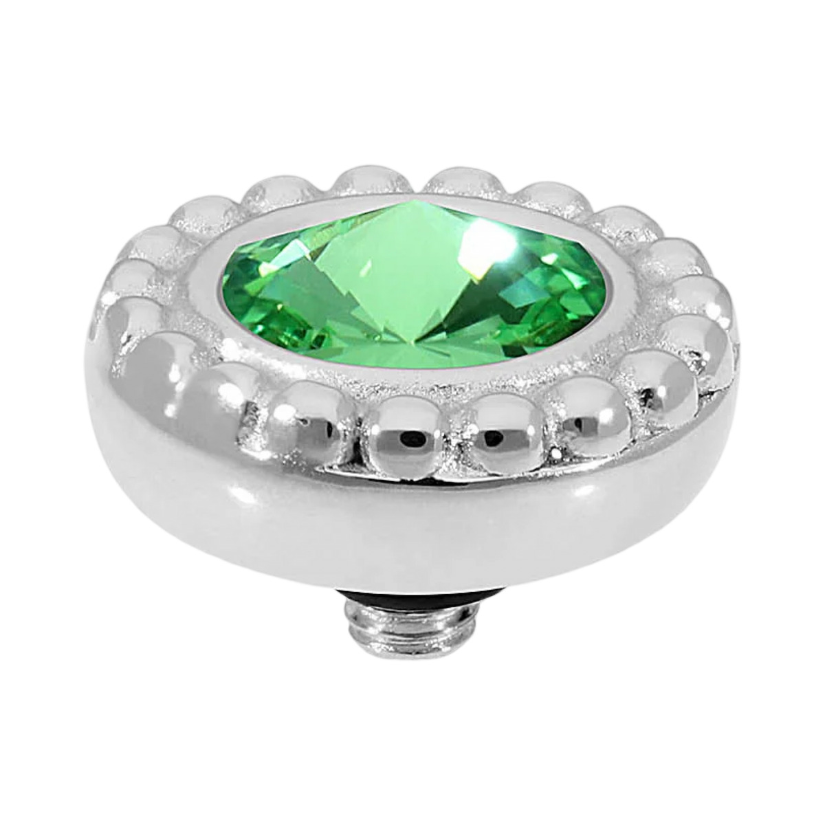 QUDO Ghiare Crystal Jewelry Topper – Silver
