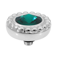 QUDO Ghiare Crystal Jewelry Topper – Silver