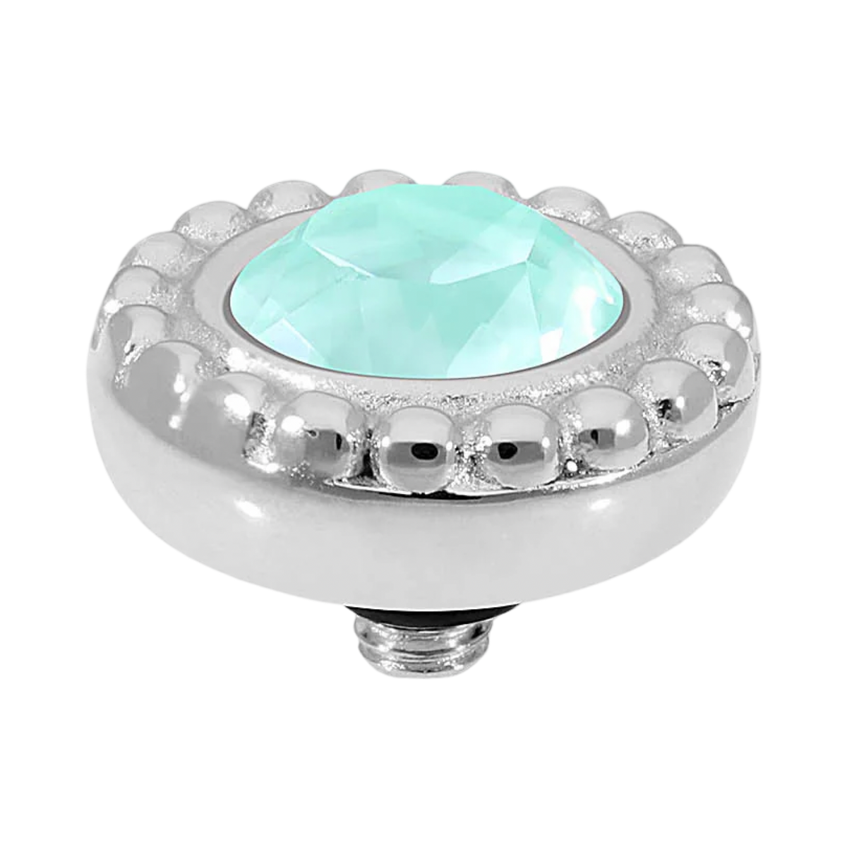 QUDO Ghiare Crystal Jewelry Topper – Silver