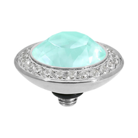 QUDO Tondo Deluxe Crystal Jewelry Topper – Silver