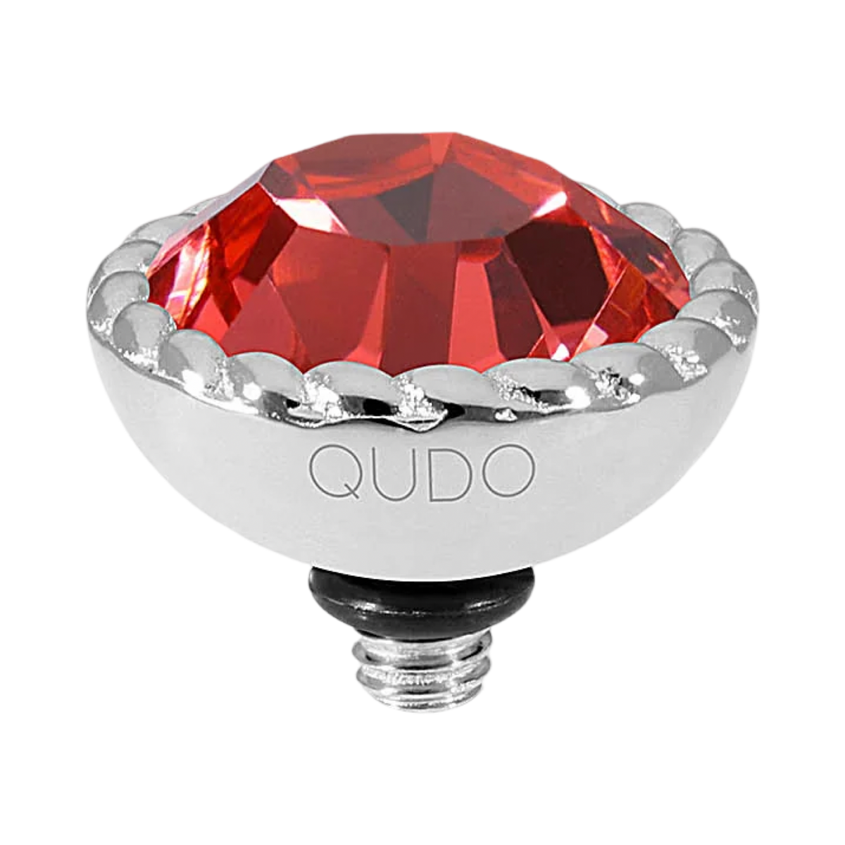 QUDO Bocconi Crystal Jewelry Topper – Silver