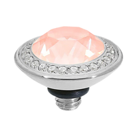 QUDO Tondo Deluxe Crystal Jewelry Topper – Silver