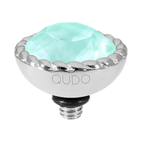 QUDO Bocconi Crystal Jewelry Topper – Silver